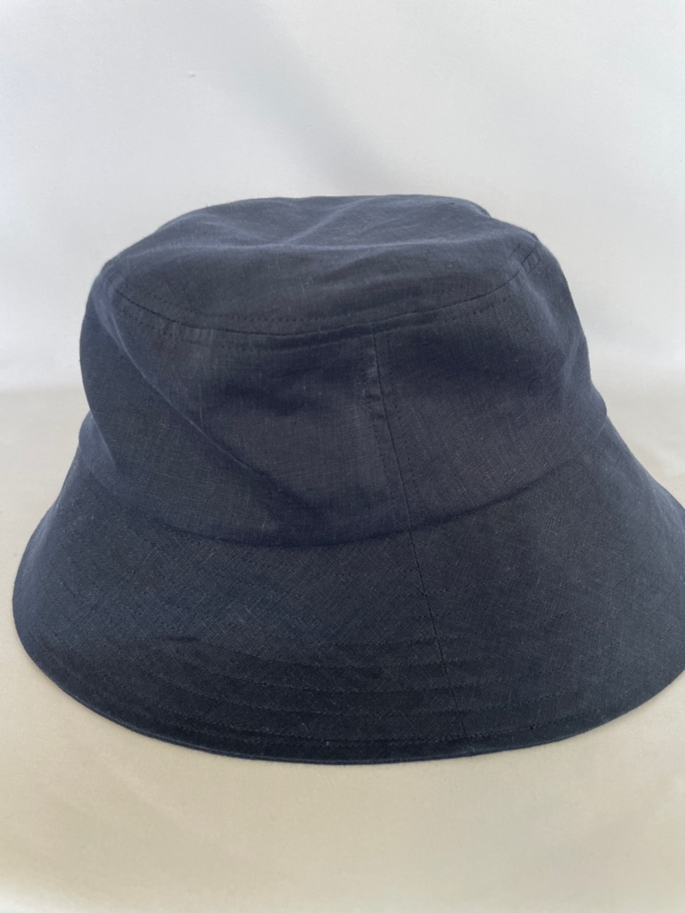 Muji Navy Linen Bucket Hat Size 55-57.5 cm
